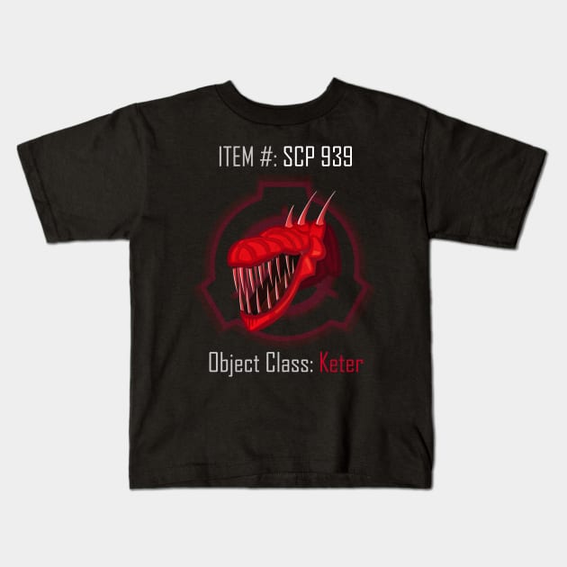 SCP-939 Kids T-Shirt by NGM